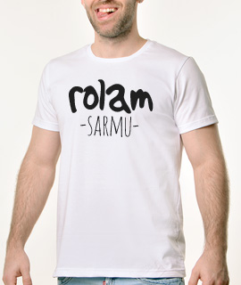 Muska Rules majica sa natpisom Rolam Sarmu - Proizvod