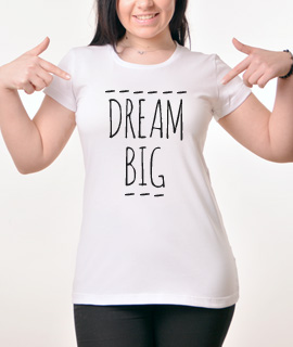 Zenska Rules majica sa natpisom Dream Big - Proizvod