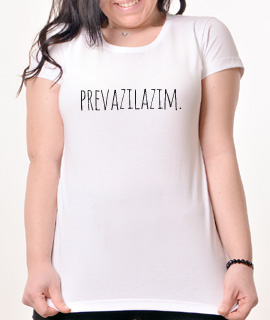 Zenska Rules majica sa natpisom Prevazilazim - Proizvod