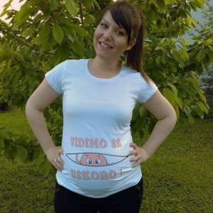 Poludela Majica za trudnice