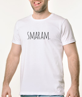 Muska Rules majica sa natpisom Smaram - Proizvod