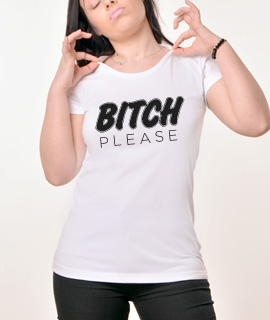 Zenska Rules majica sa natpisom Bitch Please - Proizvod