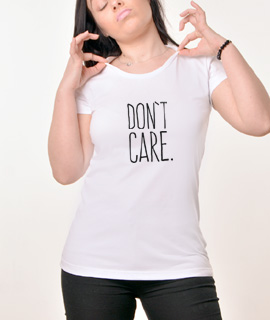 Zenska Rules majica sa natpisom Dont Care - Proizvod