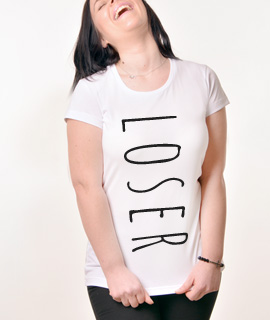 Zenska Rules majica sa natpisom Loser - Proizvod