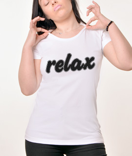 Zenska Rules majica sa natpisom Relax - Proizvod