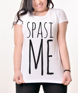 Zenska Rules majica sa natpisom Spasi me - Proizvod
