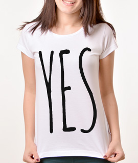 Zenska Rules majica sa natpisom Yes - Proizvod
